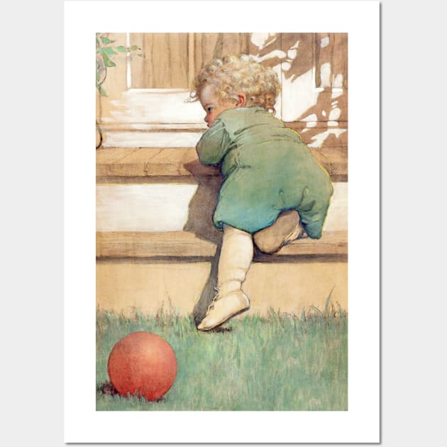 The Toddling Baby Boy by Jessie Willcox Smith Wall Art by vintage-art